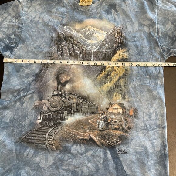 The Mountain Mt Hood Railroad 1999 Ted Blaylock Mens XL Vintage Shirt - Picture 4 of 15